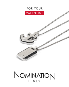 Zwei silberfarbene Halsketten mit Anker- und Dogtag-Anhänger auf hellem Hintergrund, präsentiert als Geschenkidee zum Valentinstag